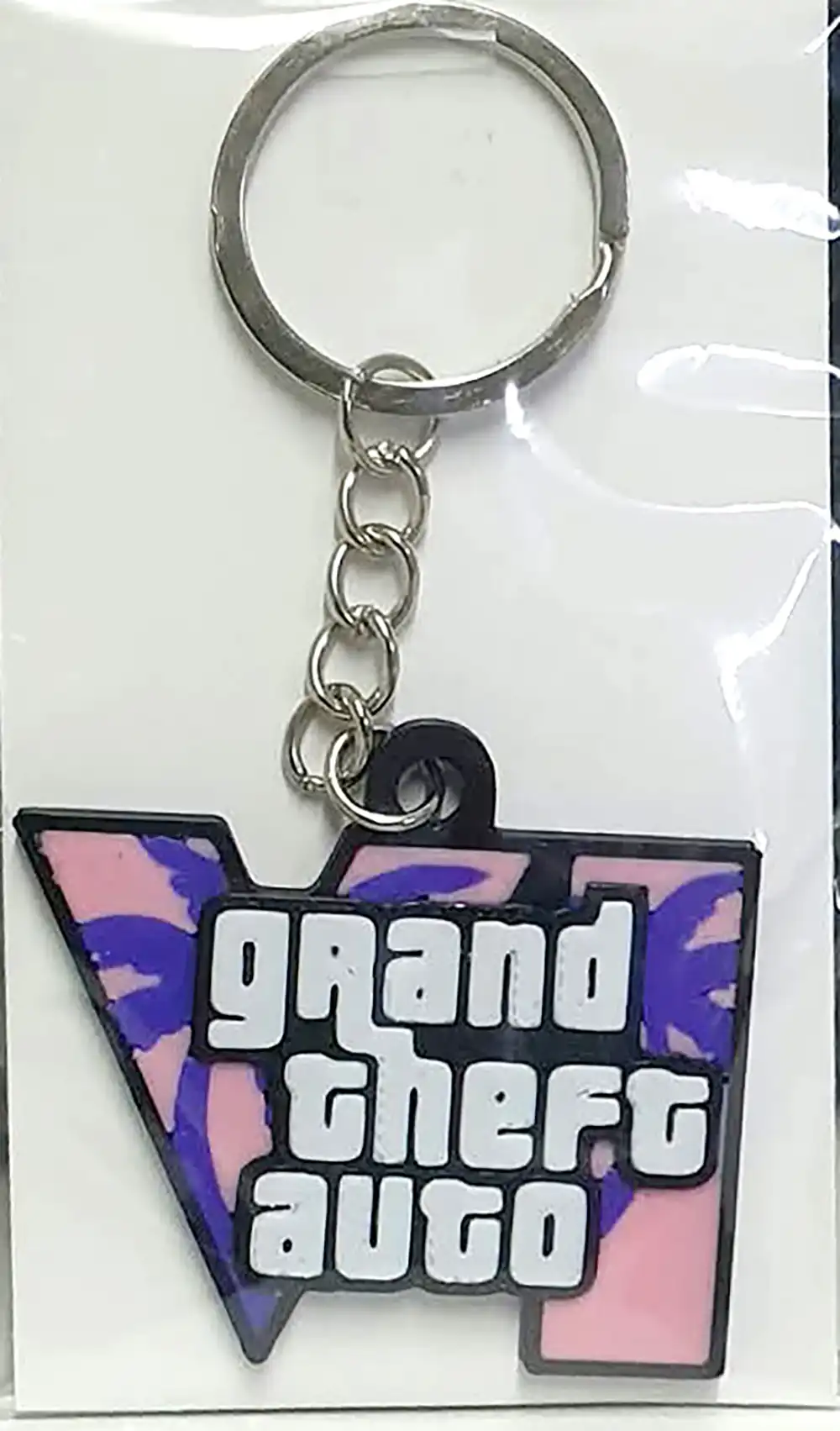 Porte Clé GTA 6 Gaming Keychain Décoration Jeux Video GTA-VI – Image 2